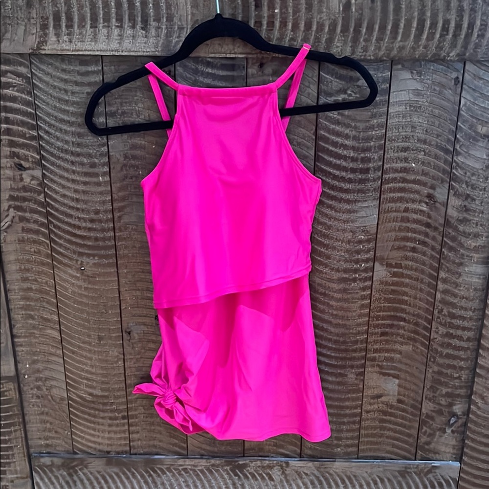 Women’s Hot Pink Swim Tankini Top